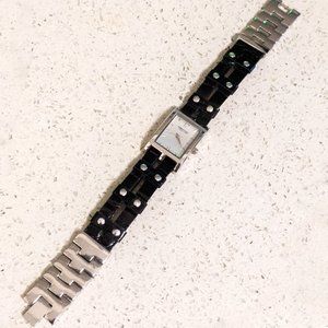 Kenneth Cole Ladies 14mm Black Genuine Leather Watch Band BN-KC2451